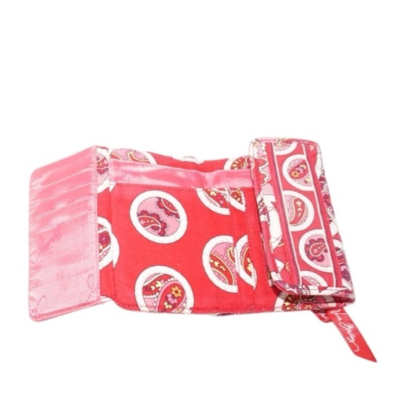 Vera Bradley BOGO FREE SALE Rosy Posies Euro Wallet - Picture 8 of 9